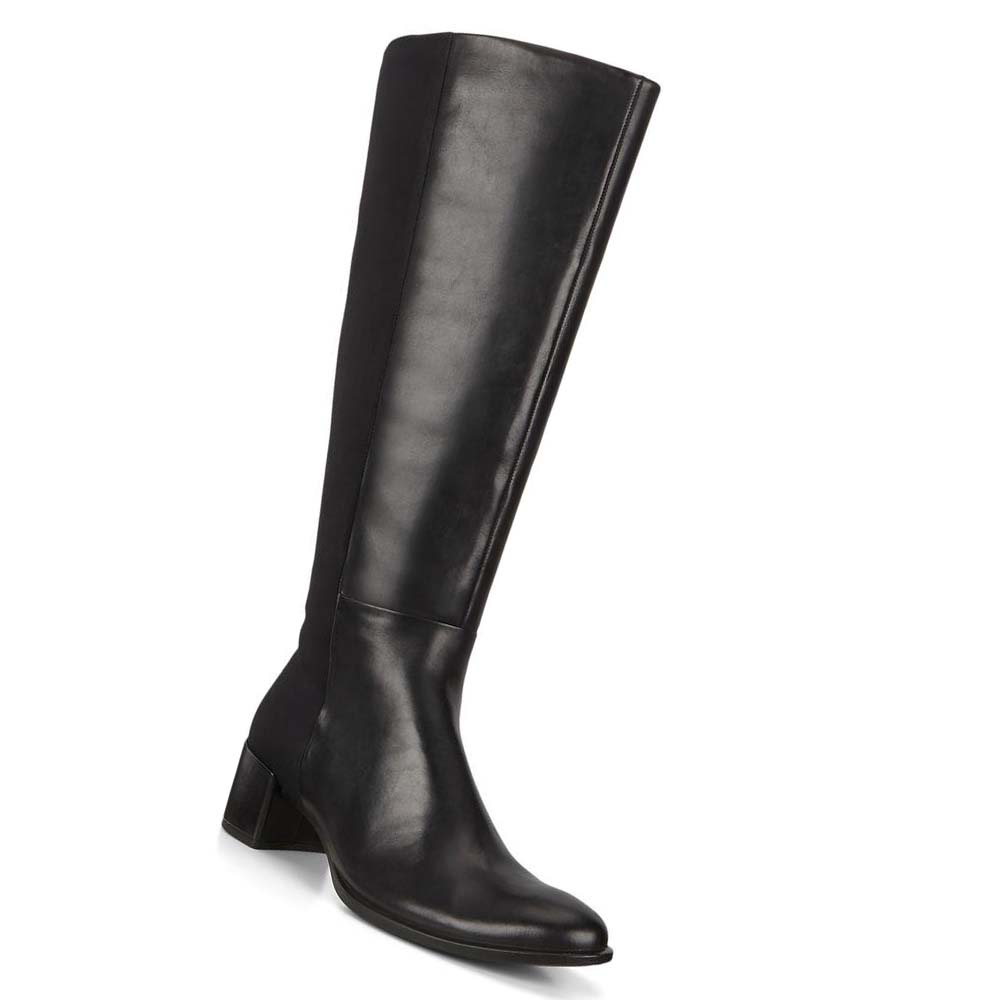 Botas Ecco Shape 35 High-cut Block Mujer Negros | México 836OKI