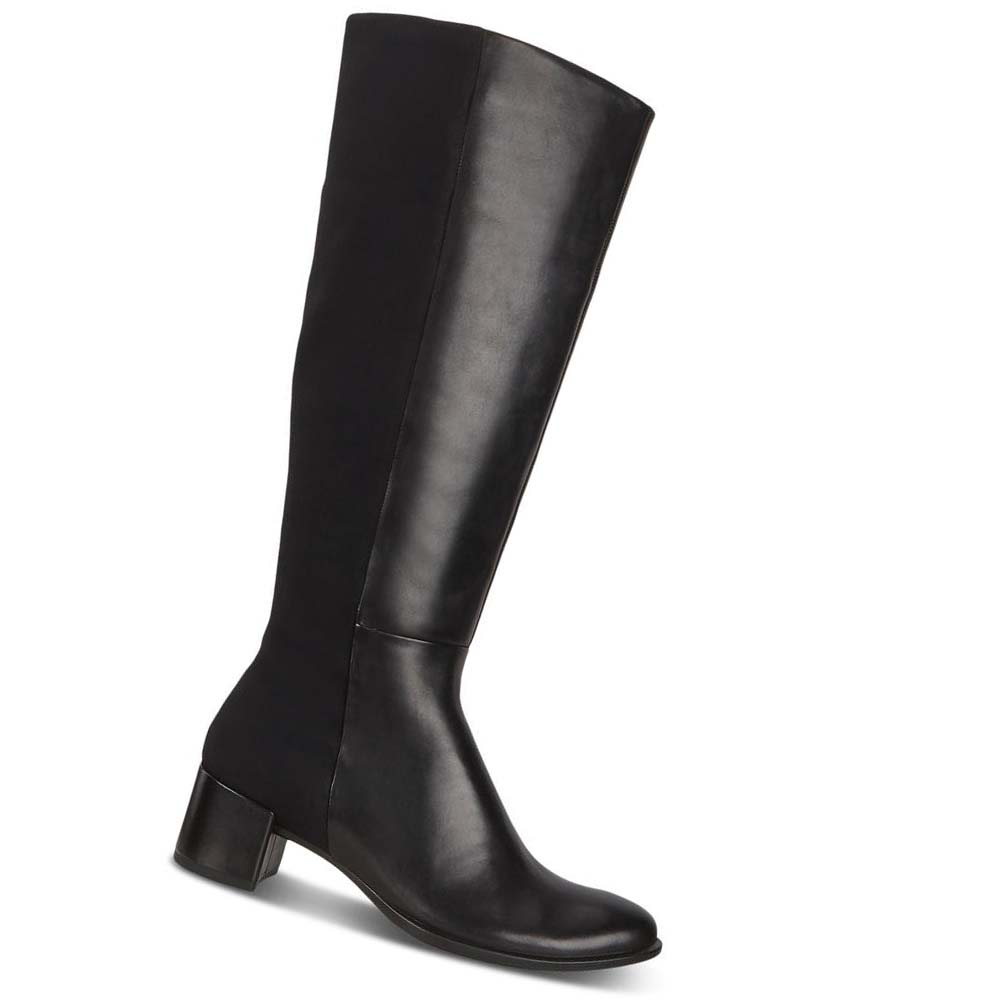 Botas Ecco Shape 35 High-cut Block Mujer Negros | México 836OKI