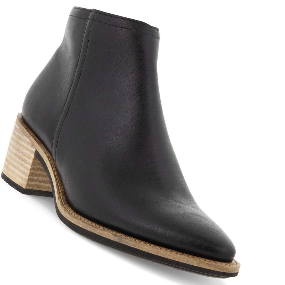 Botas Ecco Shape 35 Sartorelle Ankle Low Mujer Negros | México 834AHK