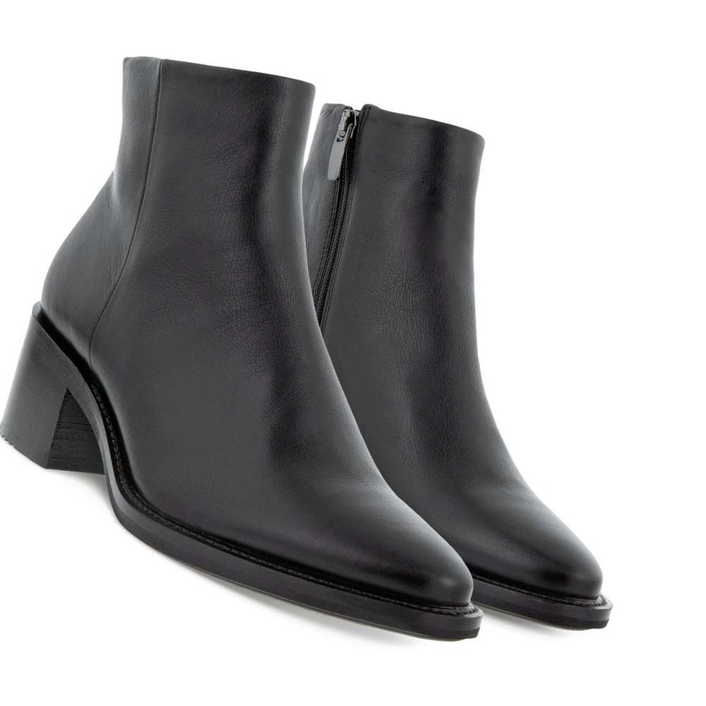 Botas Ecco Shape 35 Sartorelle Ankle Mid Mujer Negros | México 833SGL