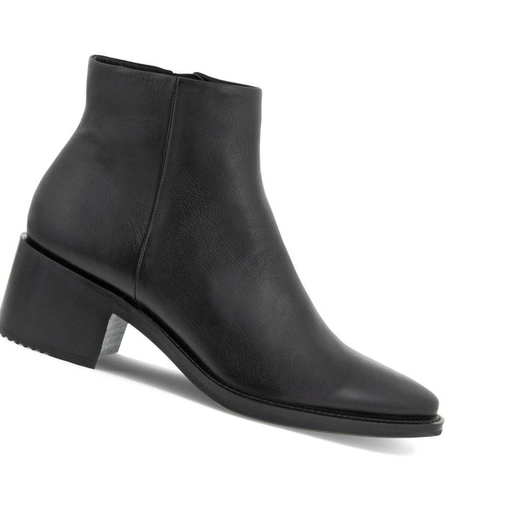 Botas Ecco Shape 35 Sartorelle Ankle Mid Mujer Negros | México 833SGL