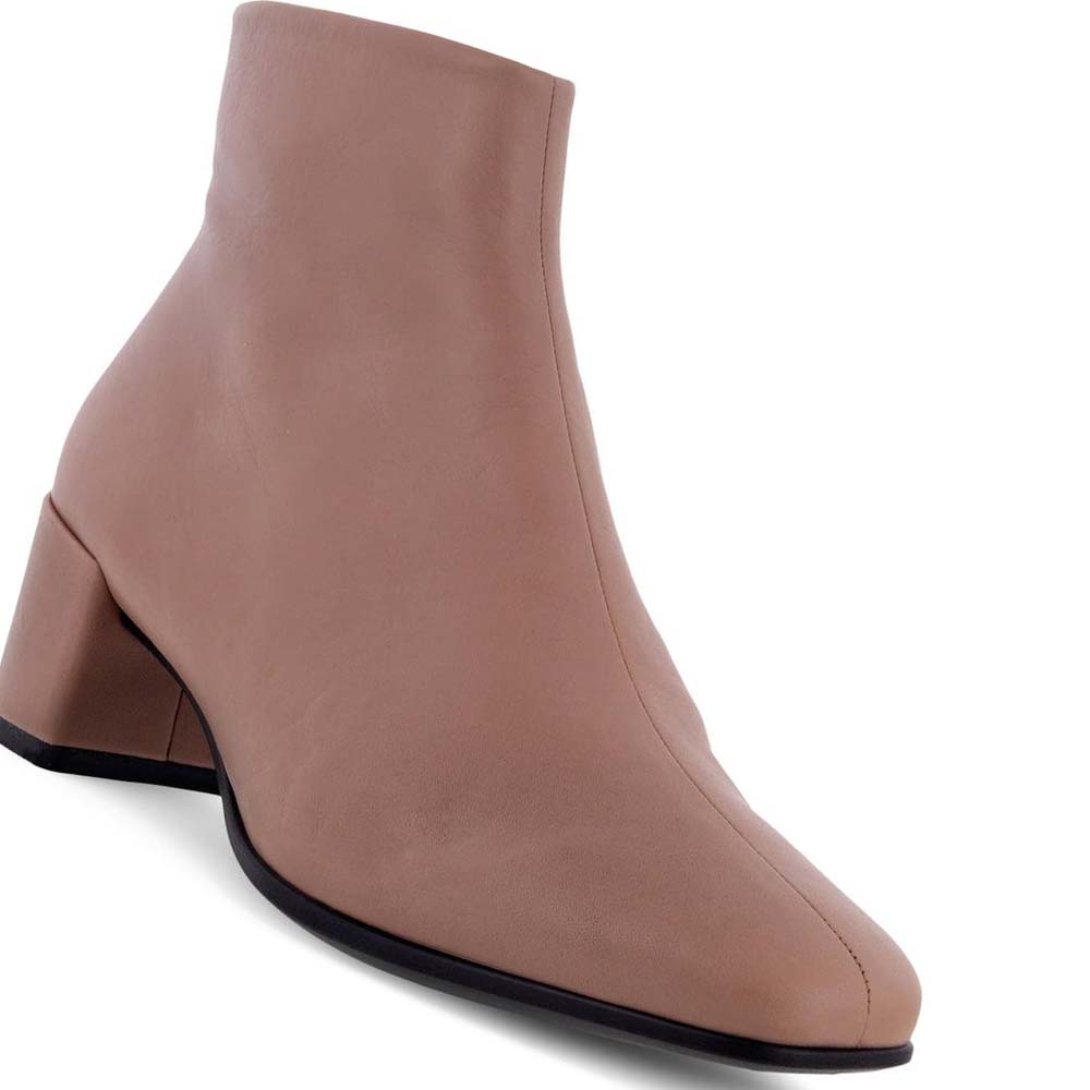 Botas Ecco Shape 35 Squared Ankle Mujer Rosas | México 831FDN