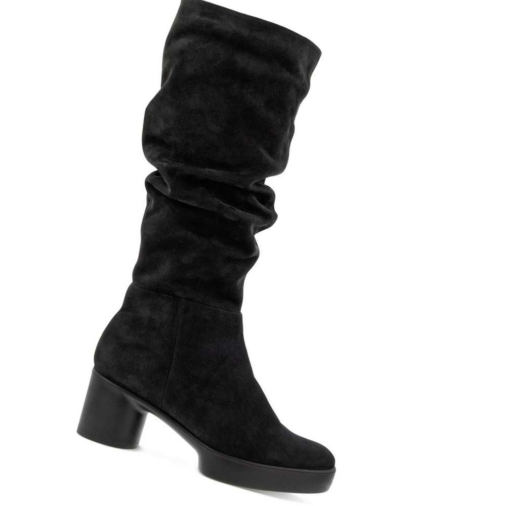 Botas Ecco Shape Sculpted Motion 35 Slouch Mujer Negros | México 829HAP