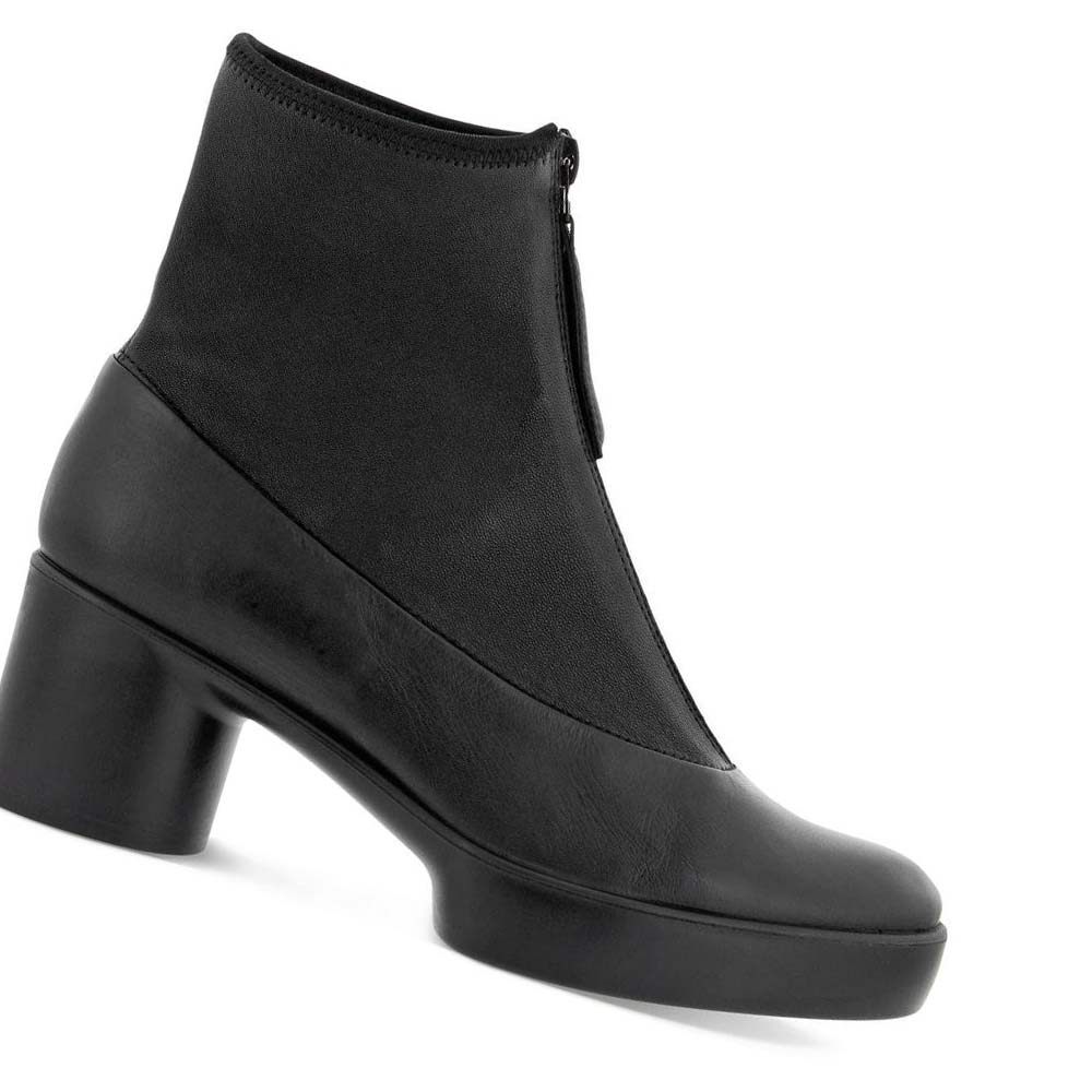 Botas Ecco Shape Sculpted Motion 35 Zip Mujer Negros | México 828JPQ