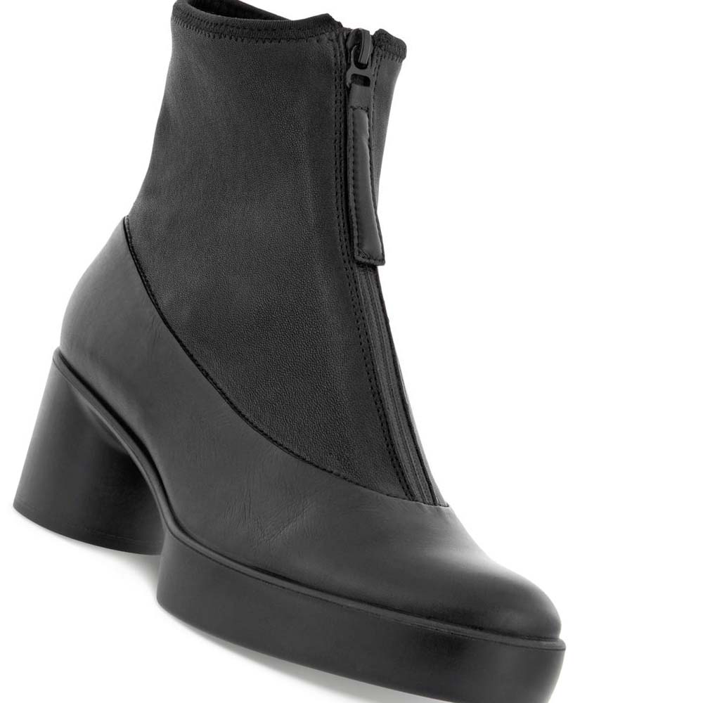 Botas Ecco Shape Sculpted Motion 35 Zip Mujer Negros | México 828JPQ