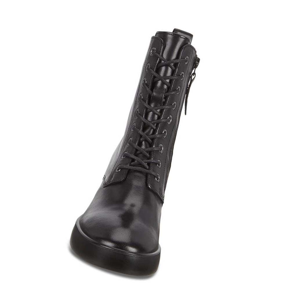 Botas Ecco Shape Sculpted Motion 55 Lace-up Mujer Negros | México 826LIS