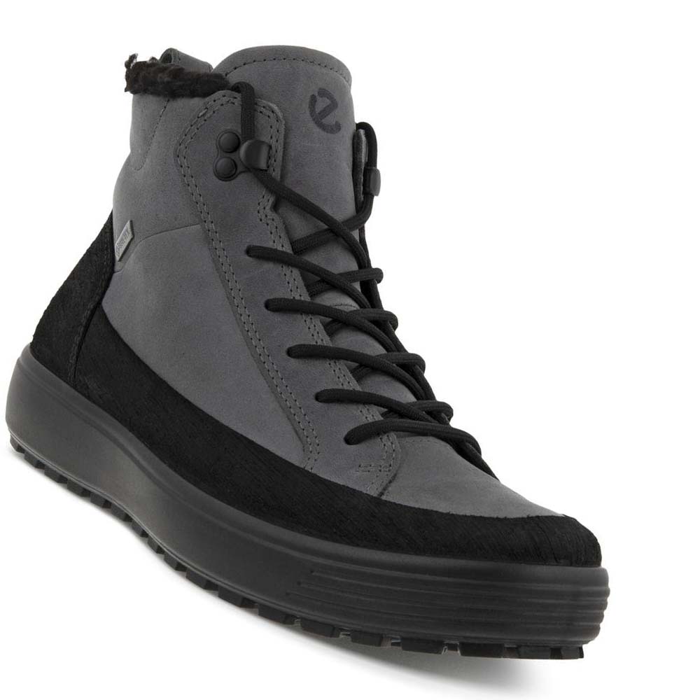 Botas Ecco Soft7 Tred Winter Hombre Grises Negros | México 458VRW