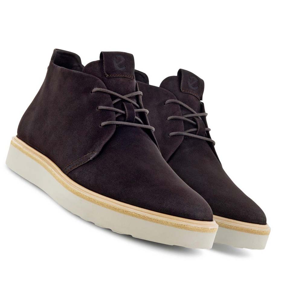 Botas Ecco Techwelt Chukka Hombre Negros | México 454QMA