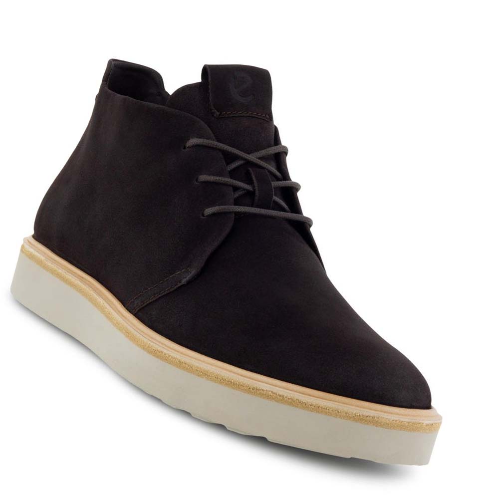 Botas Ecco Techwelt Chukka Hombre Negros | México 454QMA