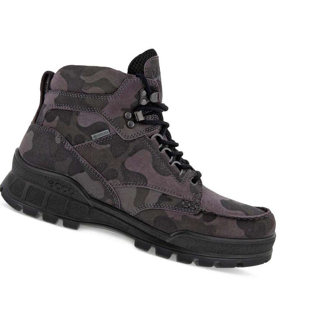 Botas Ecco Track 25 Camo Gtx Pl Hombre Grises | México 453WNB