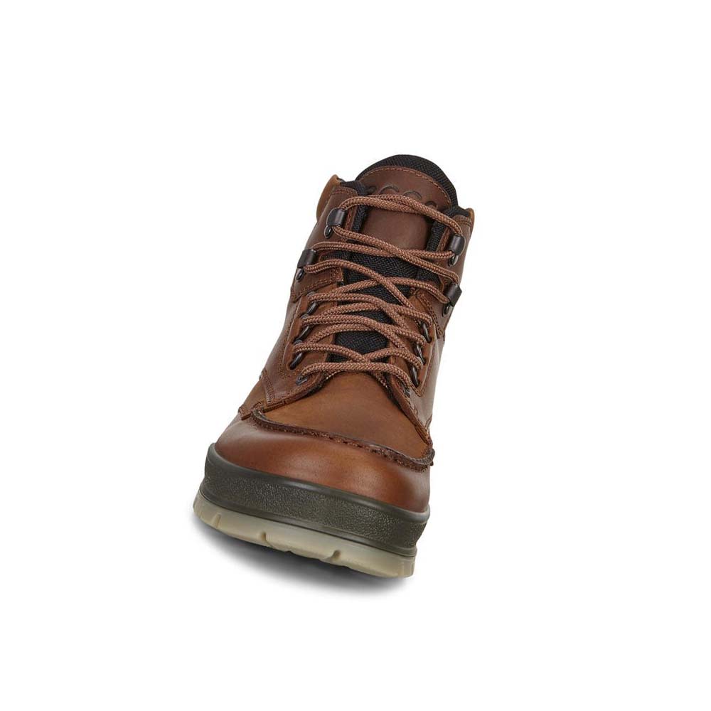 Botas Ecco Track 25 High Hombre Marrom | México 452EBC