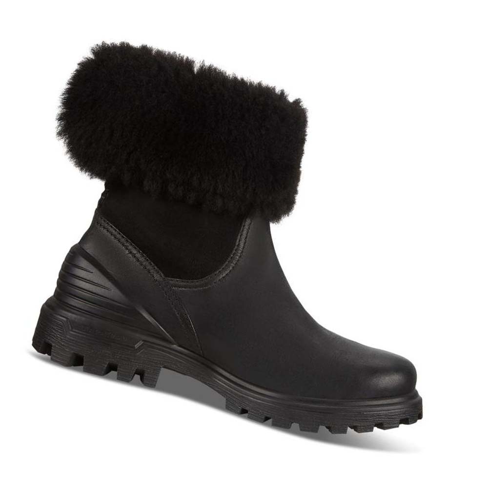 Botas Ecco Tredtray Mid-cut Slip-on Mujer Negros | México 810OKI