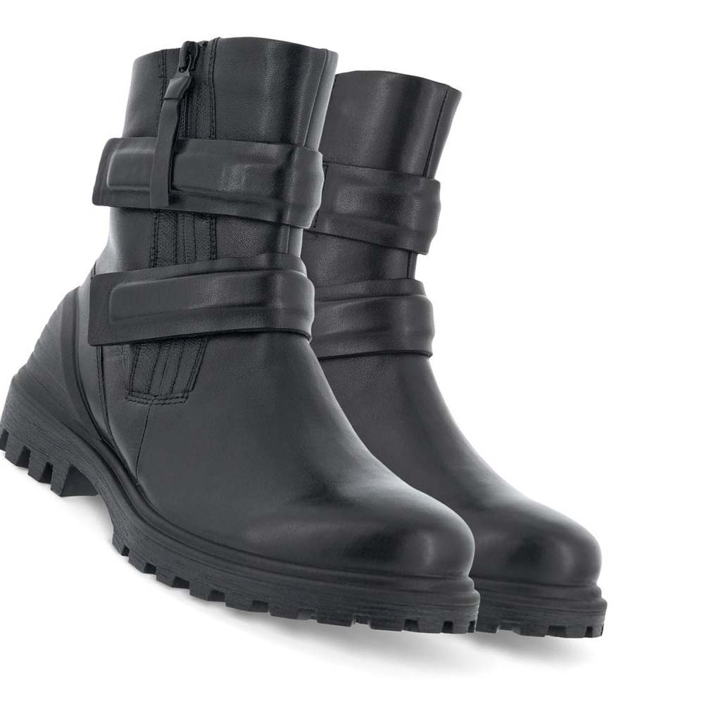 Botas Ecco Tredtray Moto Mujer Negros | México 80AHK