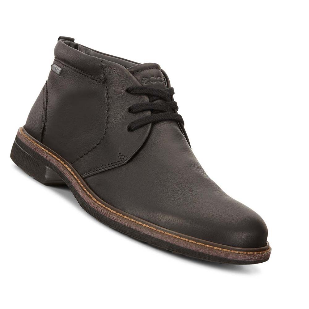 Botas Ecco Turn Gtx Chukka Tie Hombre Negros | México 450TCE