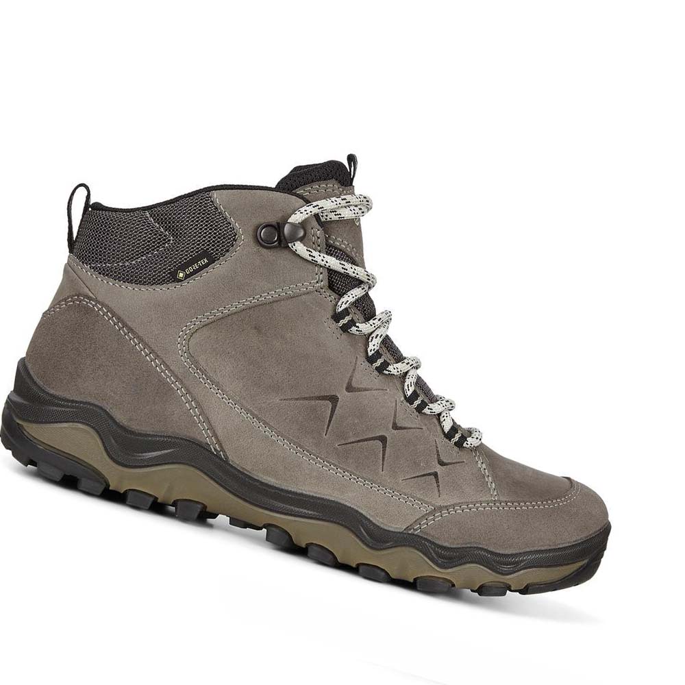 Botas Ecco Ulterra Mid Gtx Mujer Grises | México 809PJJ