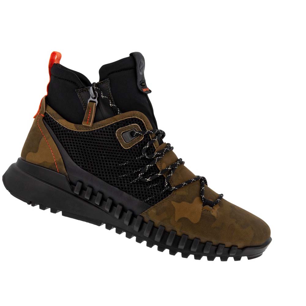 Botas Ecco Zipflex Hi-top Hombre Negros | México 44XYU