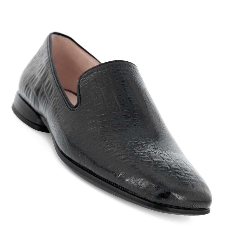 Mocasines Ecco Anine Squared Smoking Mujer Negros | México 720XYU