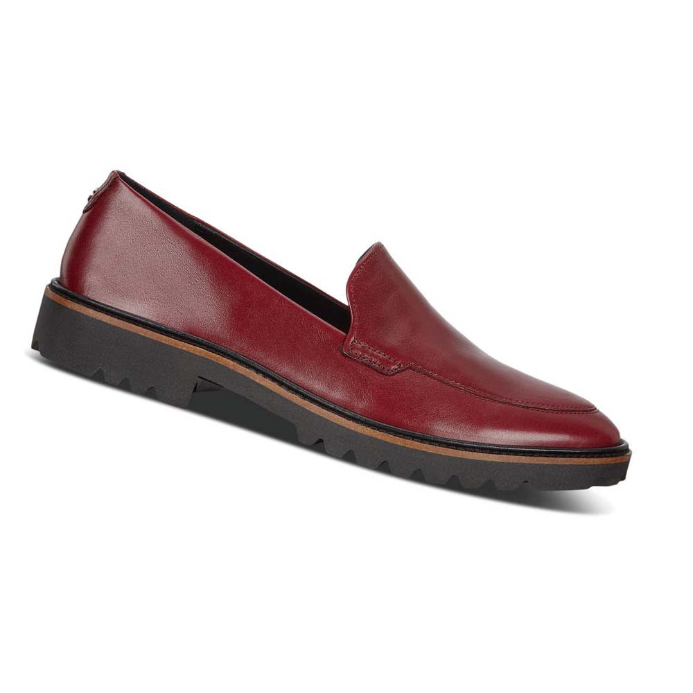 Mocasines Ecco Incise Tailored Mujer Vino | México 71ZUT