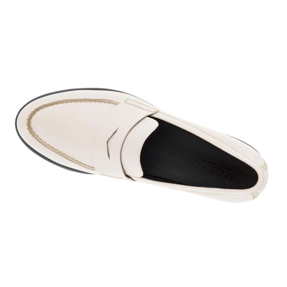 Mocasines Ecco Modtray Penny Mujer Blancos | México 719CTV