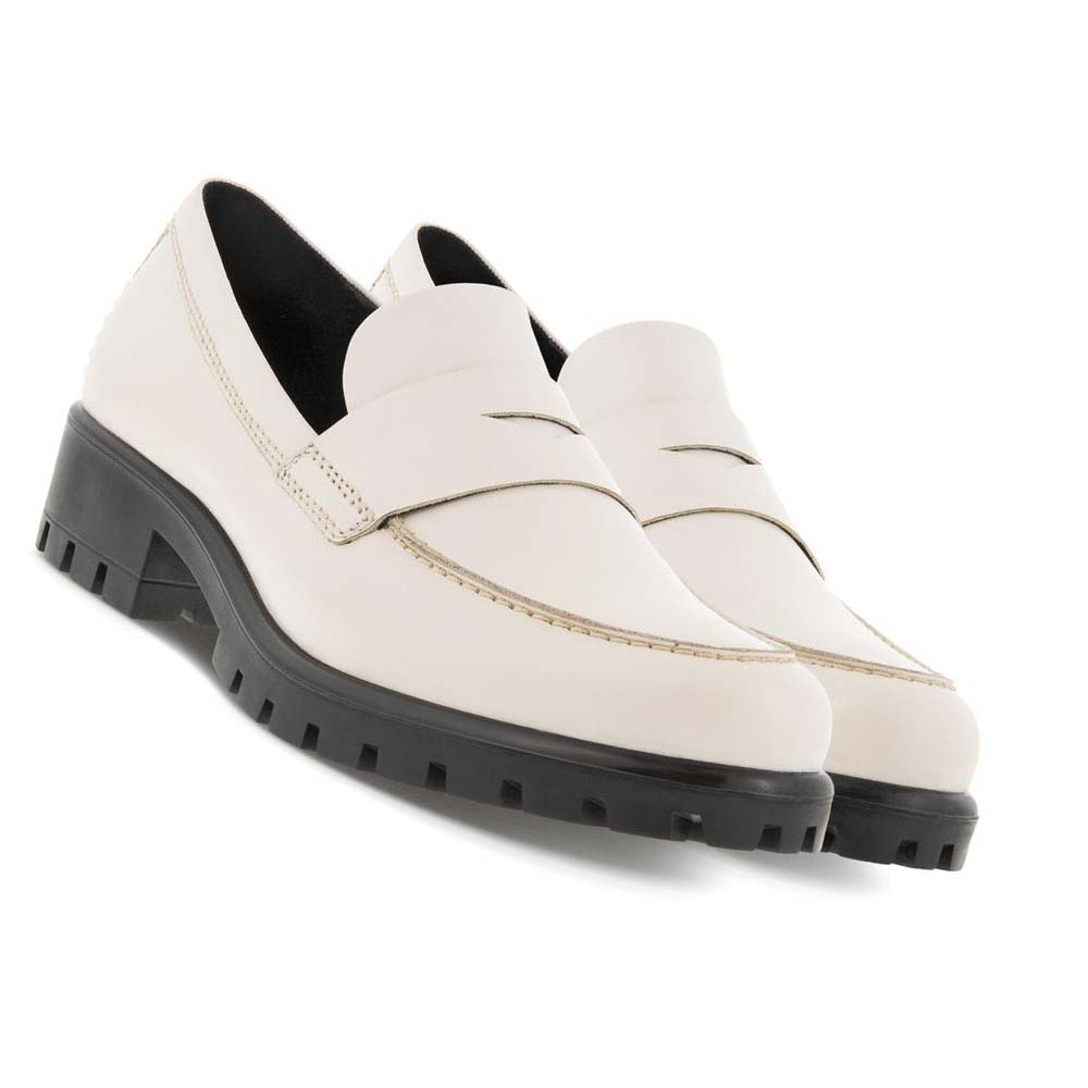 Mocasines Ecco Modtray Penny Mujer Blancos | México 719CTV