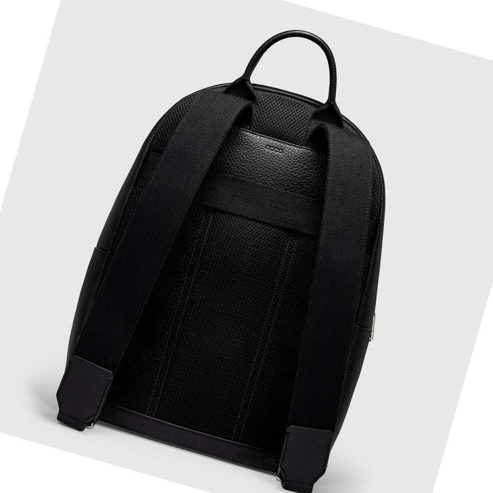 Mochilas Ecco Textureblock Full Hombre Negros | México 245WNB