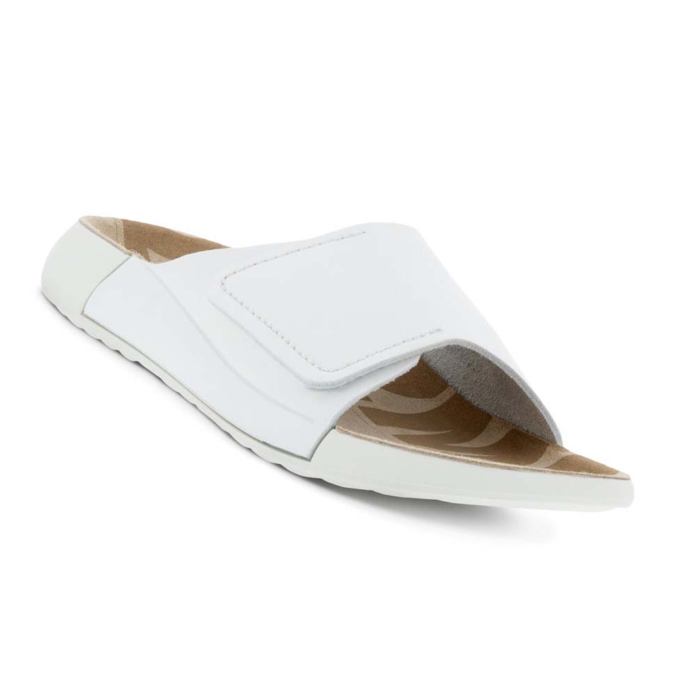 Sandalias Ecco 2nd Cozmo One Band Mujer Blancos | México 712EBC