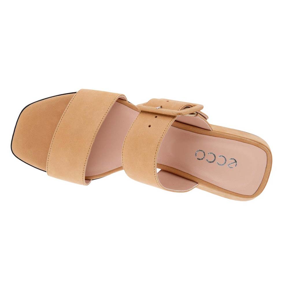 Sandalias Ecco Elevate Squared Mujer Marrom | México 706OKI