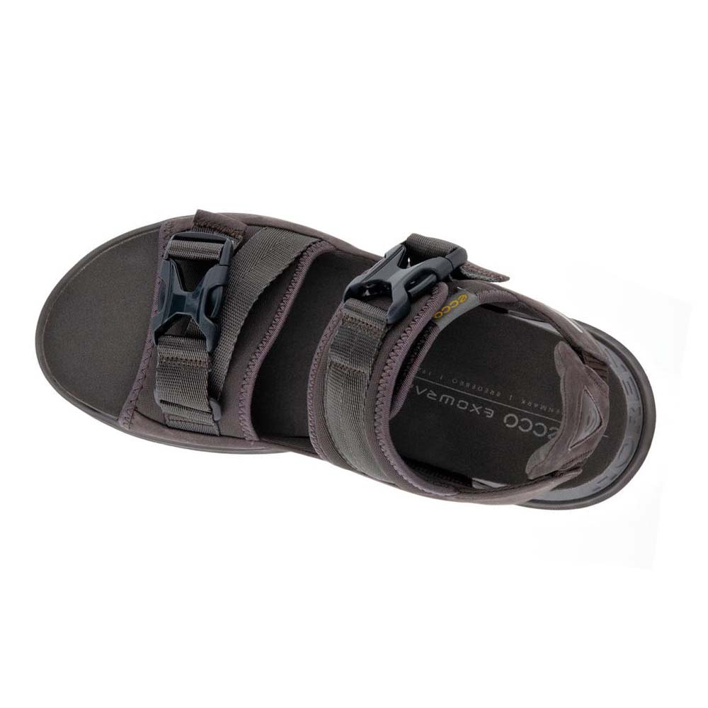 Sandalias Ecco Exowrap 2 Strap Buckle Hombre Grises | México 330XYU