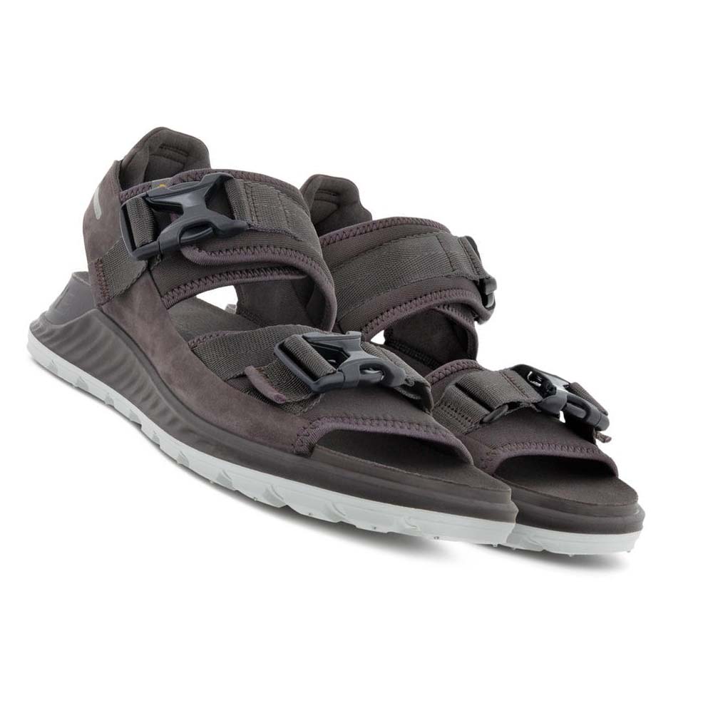 Sandalias Ecco Exowrap 2 Strap Buckle Hombre Grises | México 330XYU