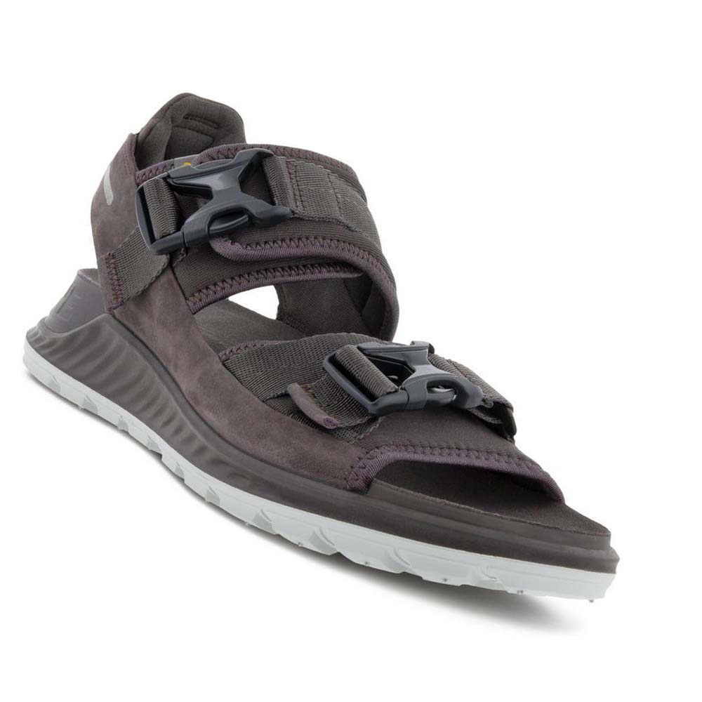 Sandalias Ecco Exowrap 2 Strap Buckle Hombre Grises | México 330XYU