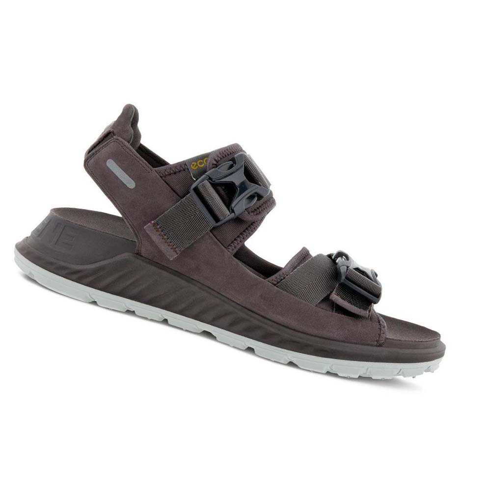 Sandalias Ecco Exowrap 2 Strap Buckle Hombre Grises | México 330XYU