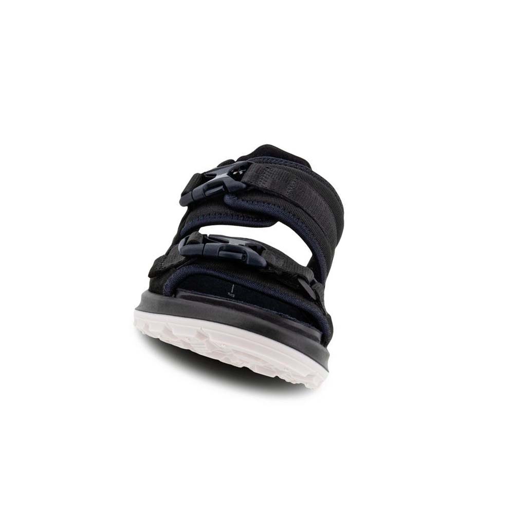 Sandalias Ecco Exowrap 2 Strap Buckle Mujer Negros Negros | México 705PJJ