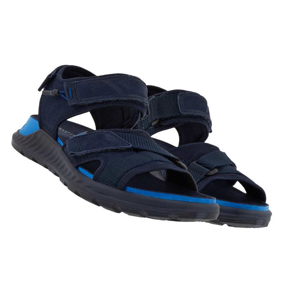 Sandalias Ecco Exowrap 3strap Hombre Azules Azules | México 32UZG