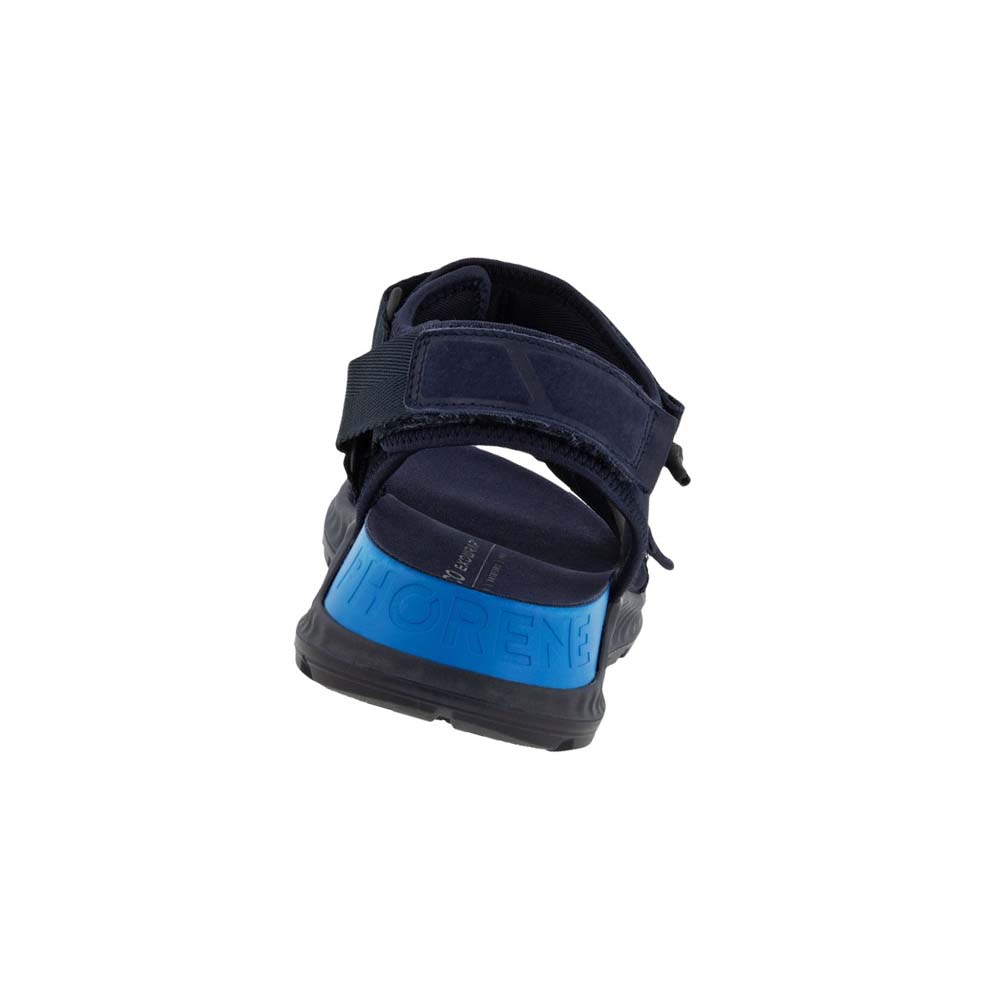 Sandalias Ecco Exowrap 3strap Hombre Azules Azules | México 32UZG