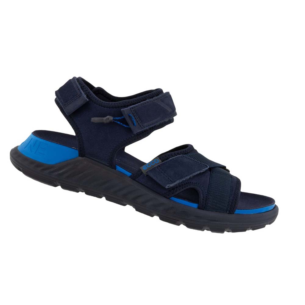 Sandalias Ecco Exowrap 3strap Hombre Azules Azules | México 32UZG