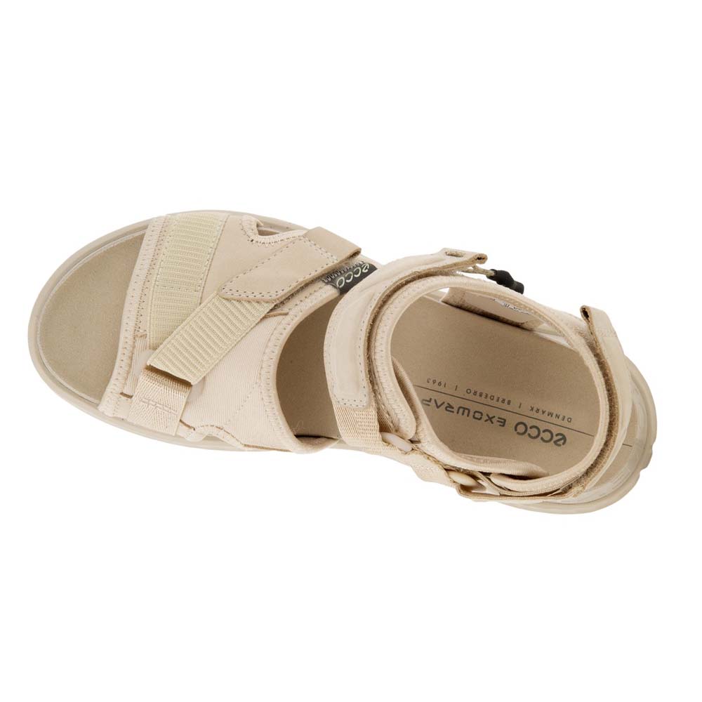 Sandalias Ecco Exowrap 3strap Mujer Marrom | México 704AHK