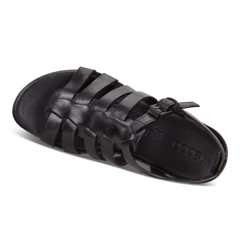 Sandalias Ecco Flash Flat Mujer Negros | México 69CTV