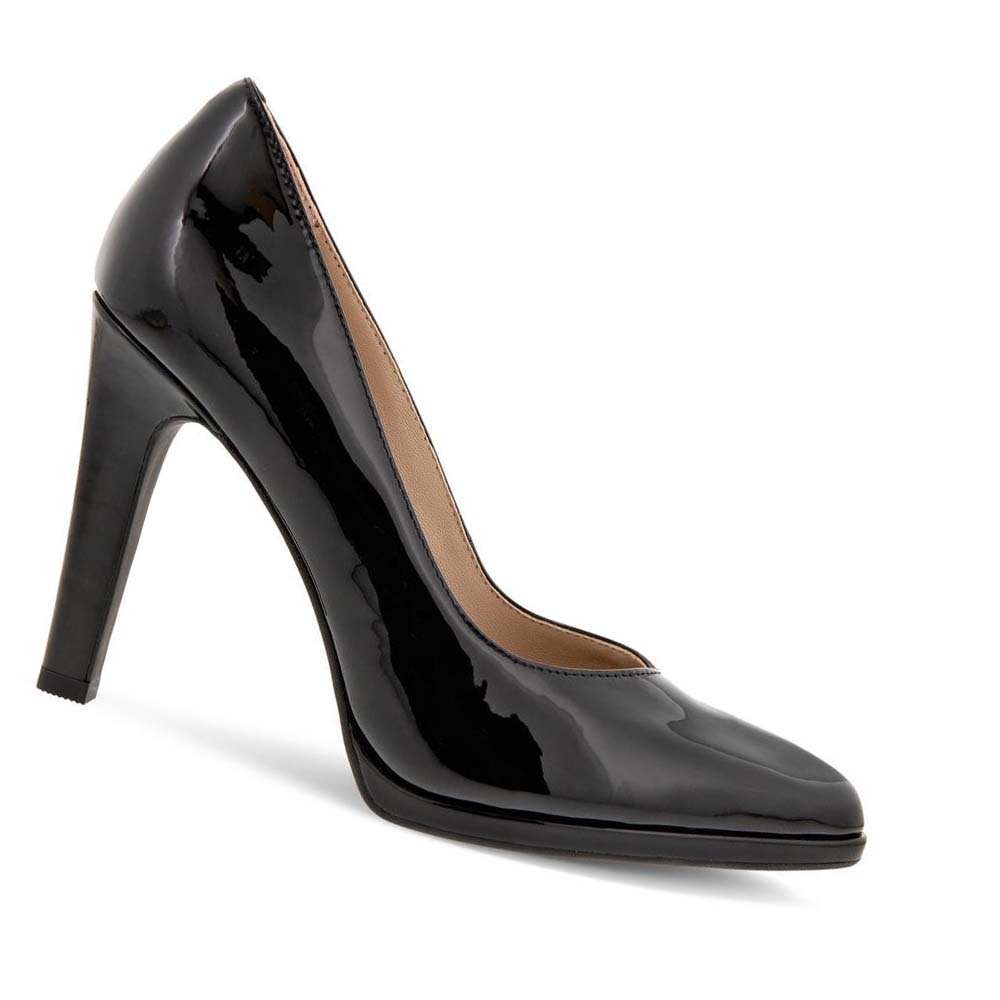 Tacones Ecco Elevate Plateau 75 Mujer Negros | México 717BEX