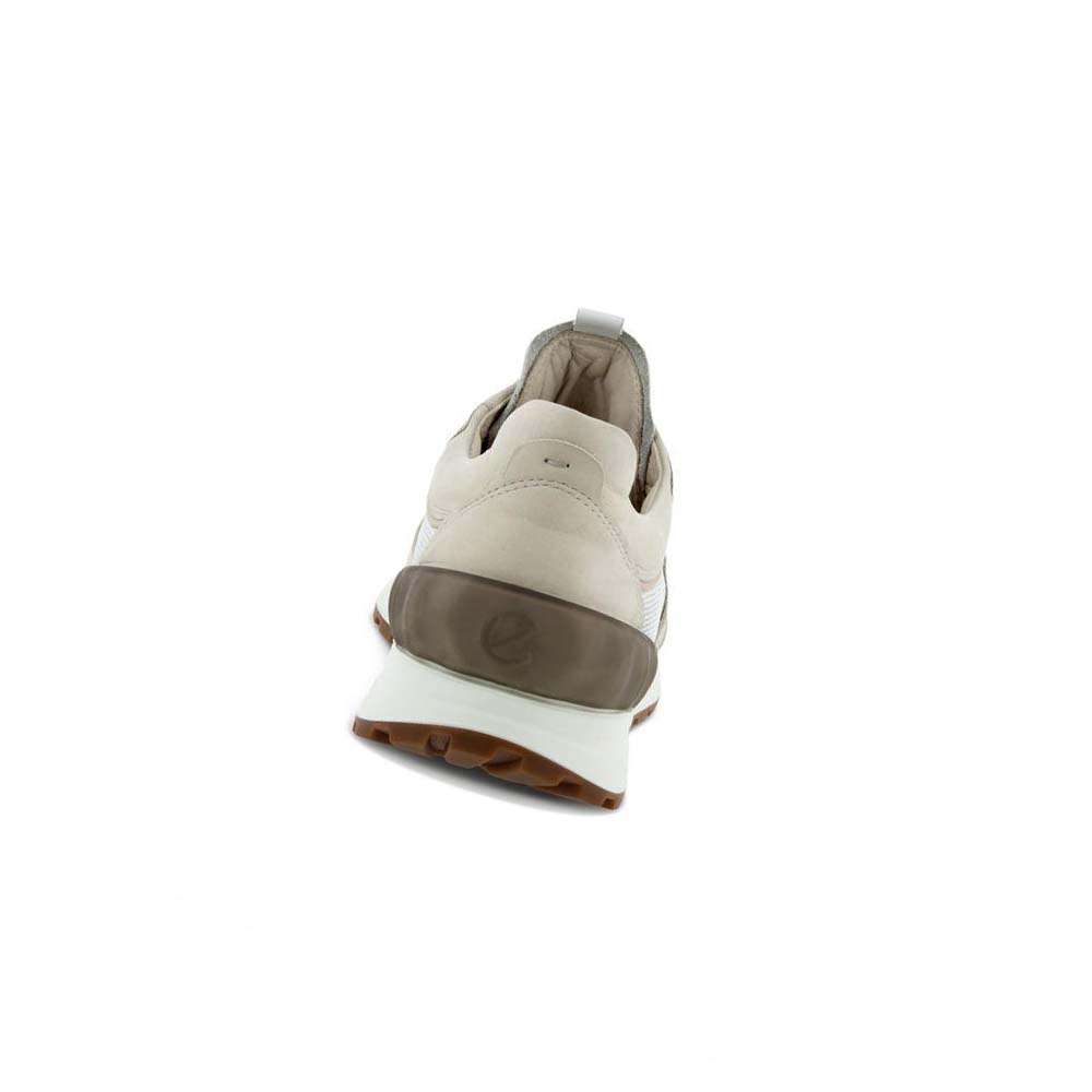 Tenis Ecco Astir Retro Hombre Beige Blancos | México 321RVD