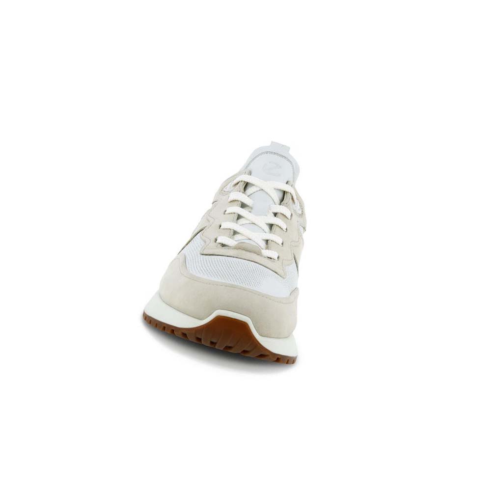 Tenis Ecco Astir Retro Hombre Beige Blancos | México 321RVD