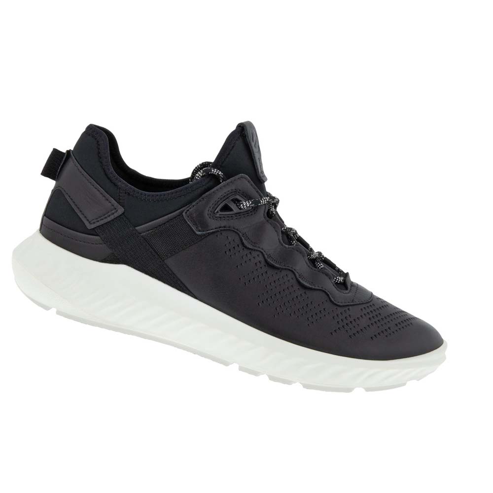 Tenis Ecco Ath-1fm Hombre Negros Blancos | México 320TCE