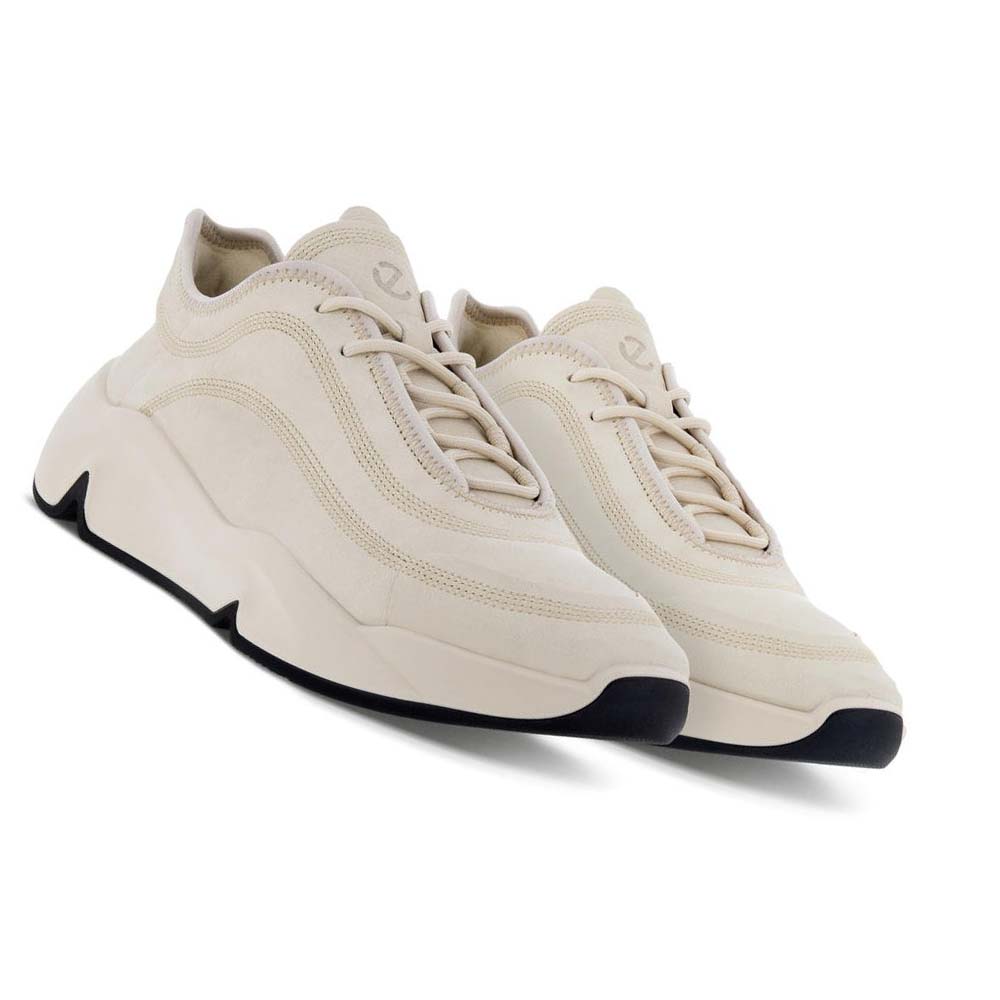 Tenis Ecco Chunky Retro Hombre Beige | México 308JPQ