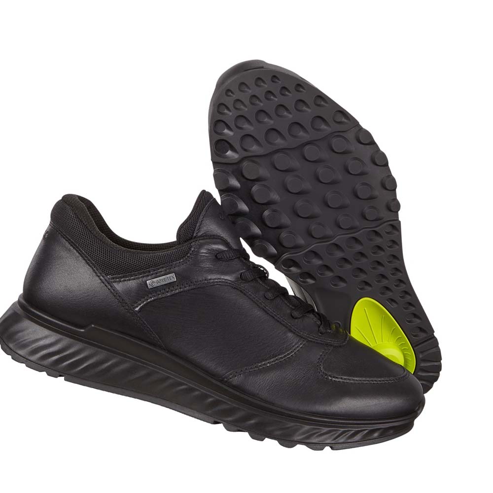 Tenis Ecco Exostride Low Gtx Hombre Negros | México 303CTV