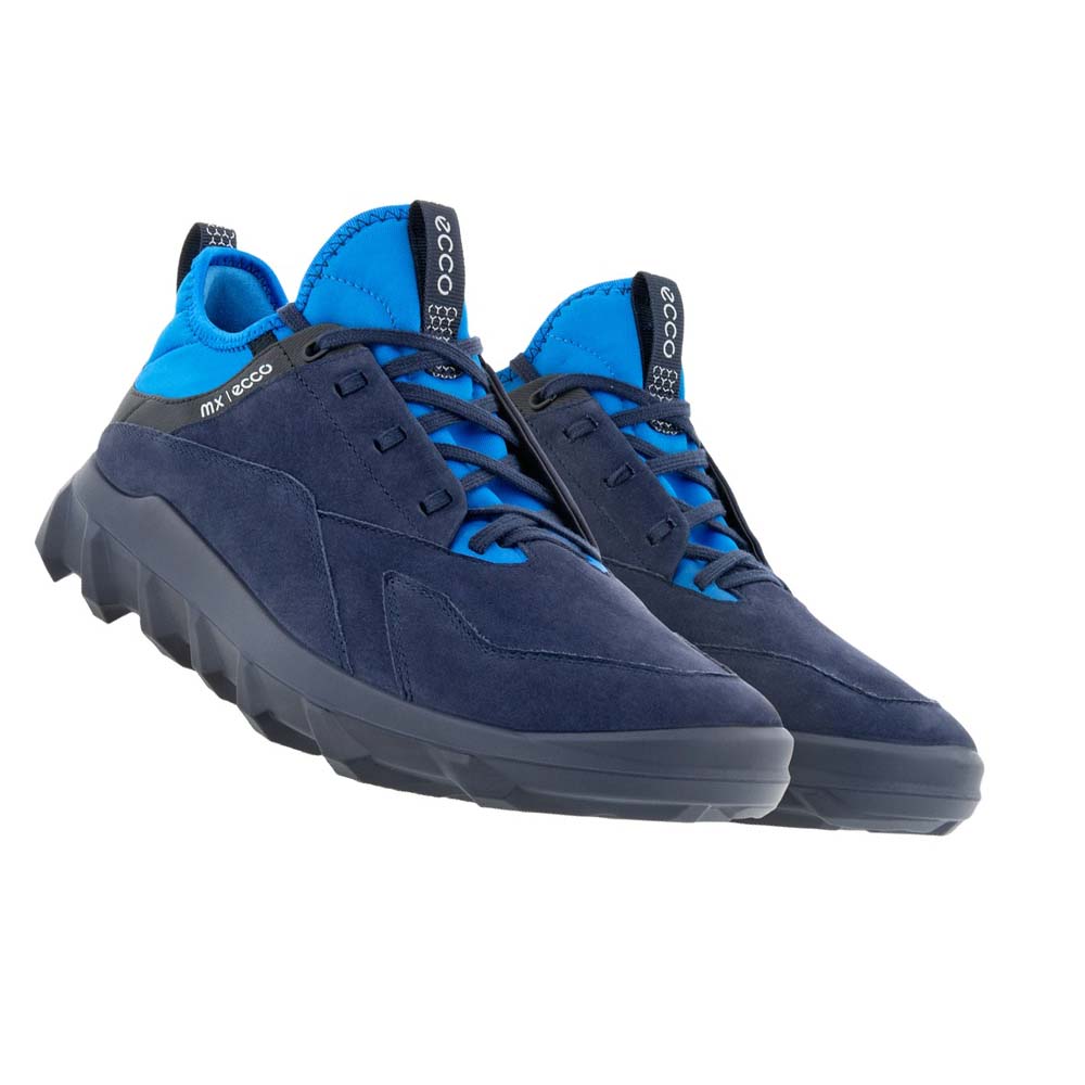 Tenis Ecco Mx Low Hombre Azules | México 29PJJ