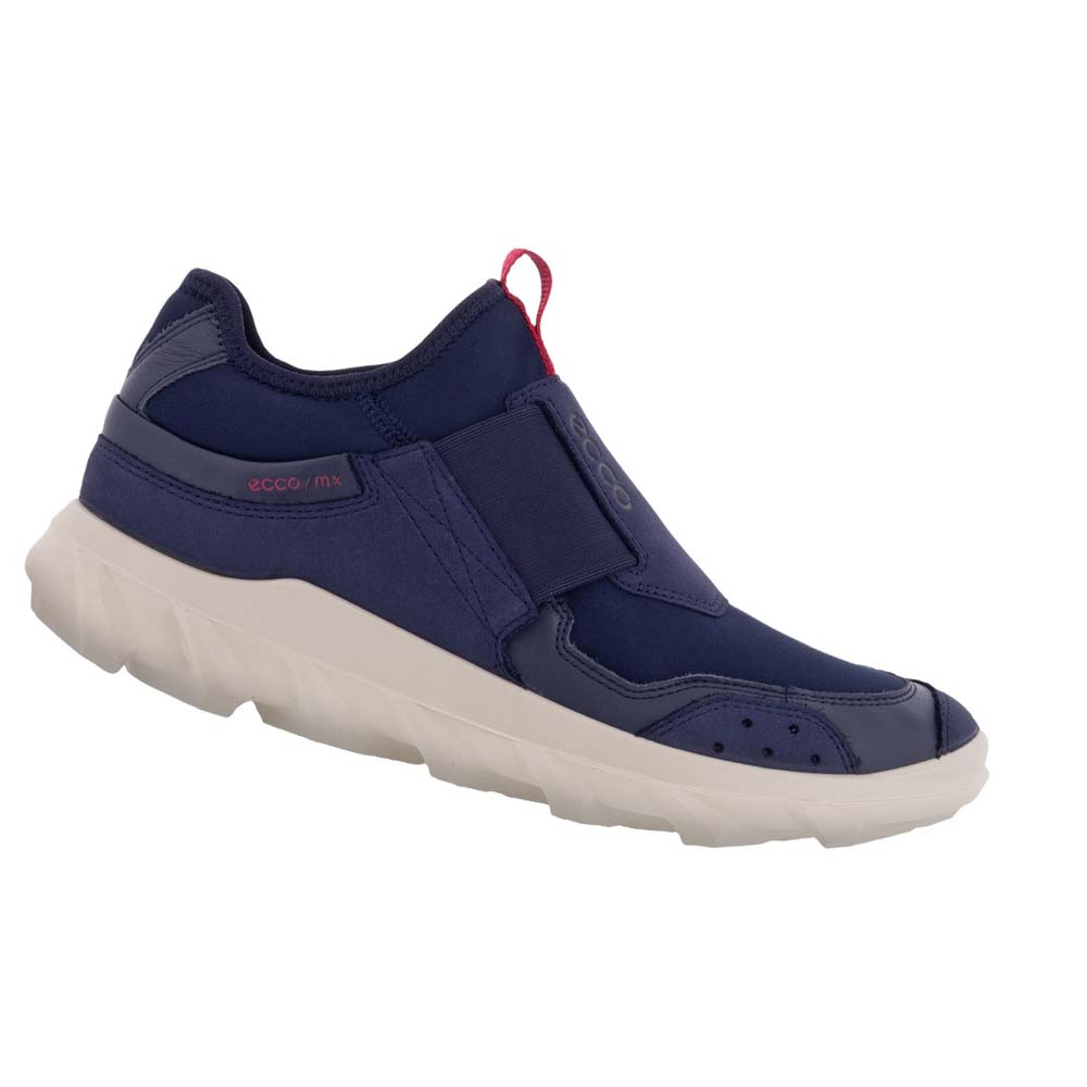 Tenis Ecco Mx Low Slip On Mujer Azules | México 653PJJ