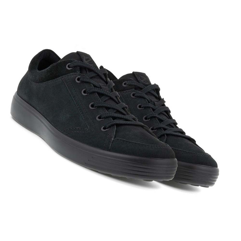 Tenis Ecco Soft 7 2.0 Hombre Negros | México 295RVD