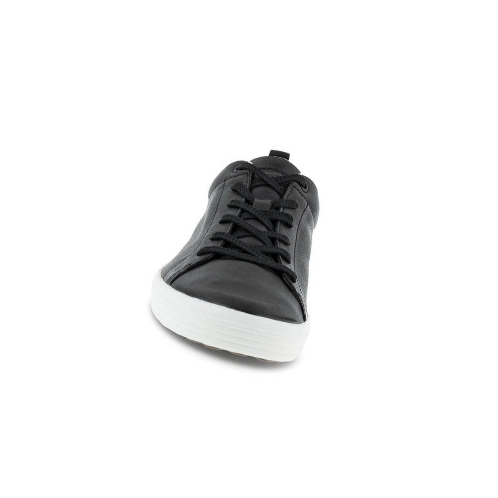 Tenis Ecco Soft 7 Craze Hombre Negros Blancos | México 291ILH