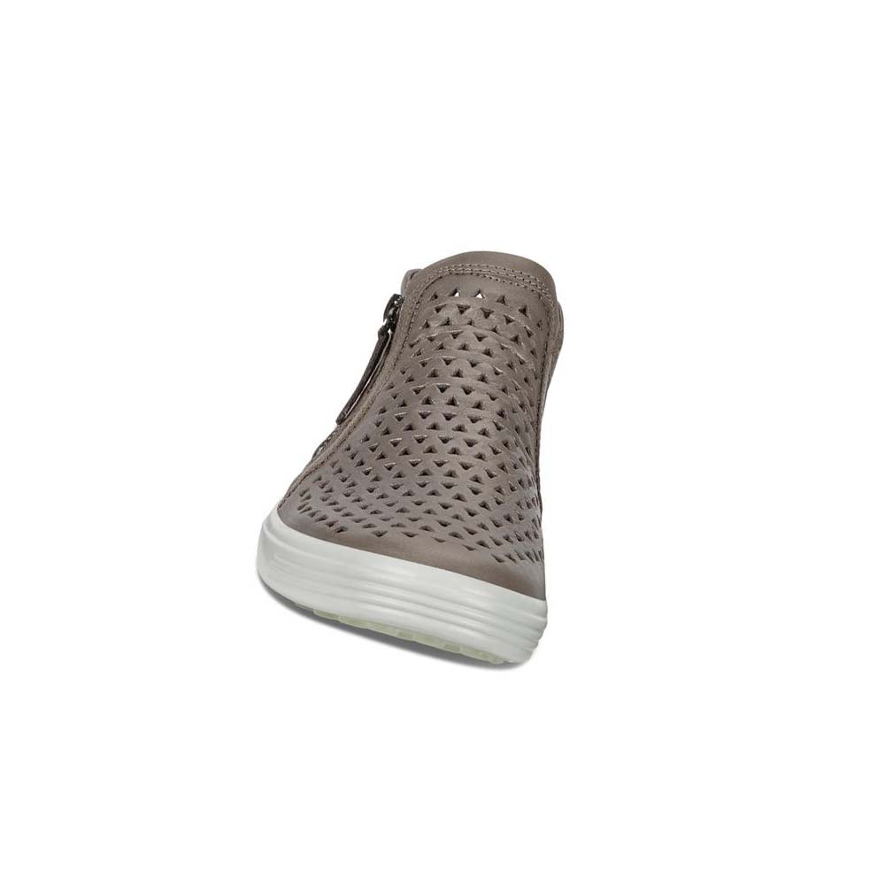 Tenis Ecco Soft 7 Mid-cut Mujer Grises | México 647HAP