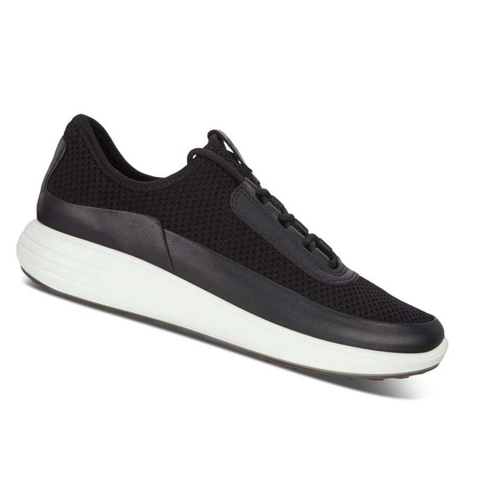 Tenis Ecco Soft 7 Runner Mujer Negros | México 643ZUT