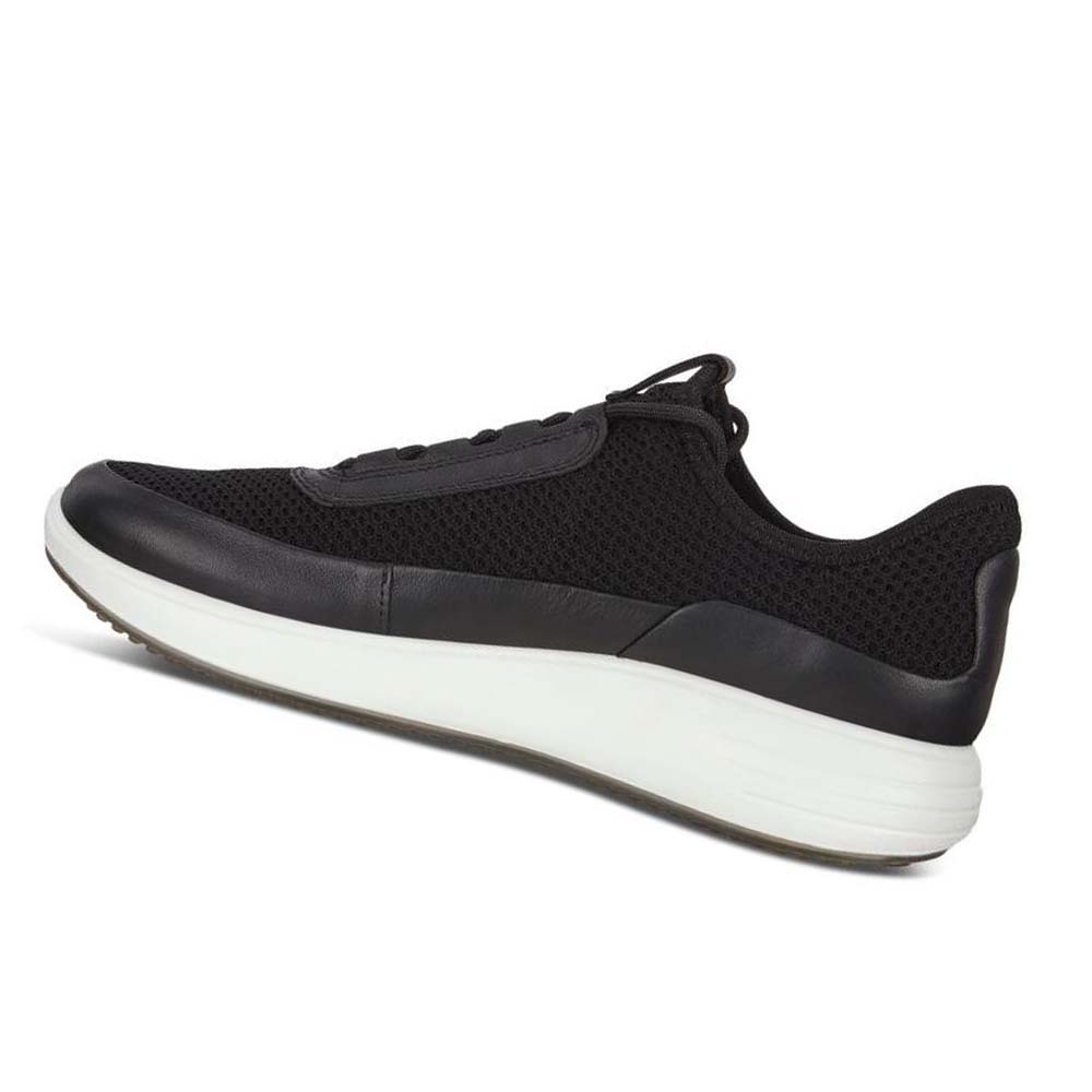 Tenis Ecco Soft 7 Runner Mujer Negros | México 643ZUT